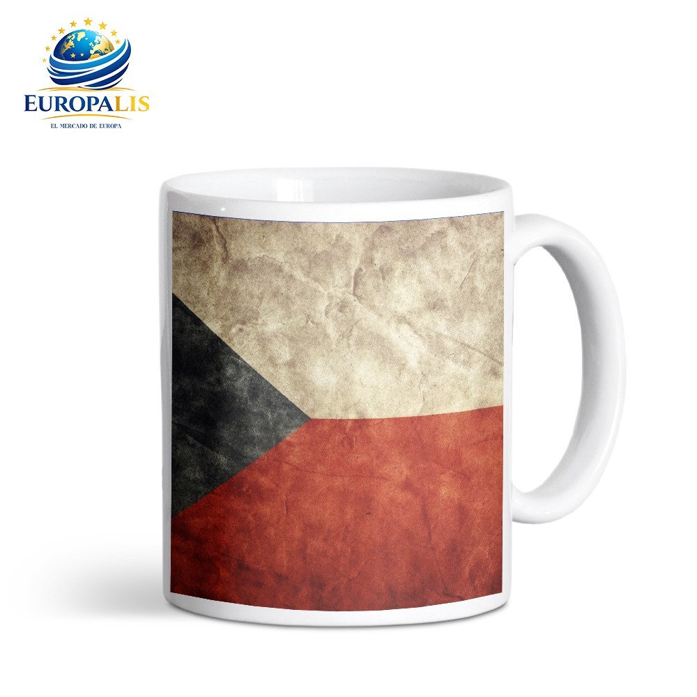 Taza Bandera Republica Checa