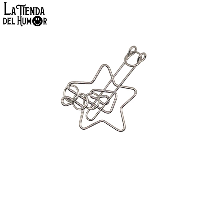 Puzzle Pequeño de Ingenio Metálico - Estrella de Reto