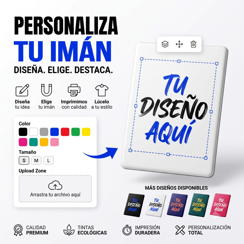 Imán Personalizado con tu Foto o Diseño