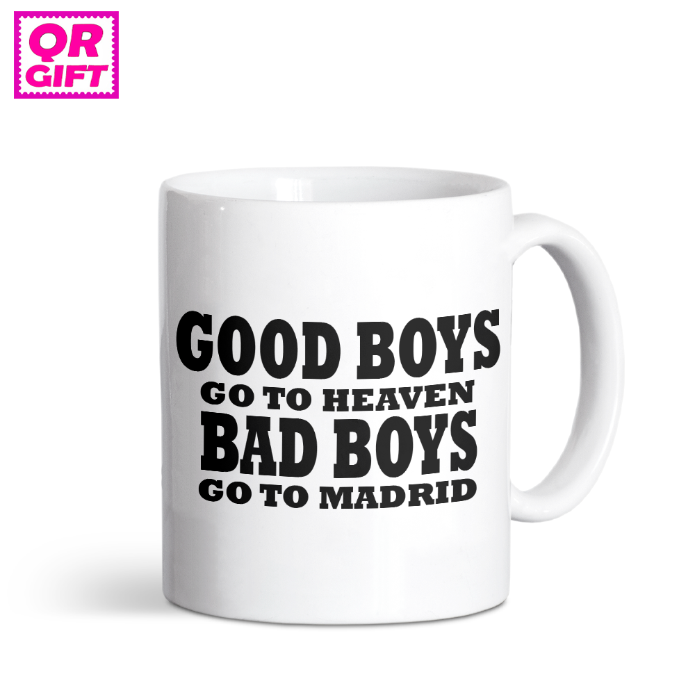 Taza "Bad boys go to Madrid"