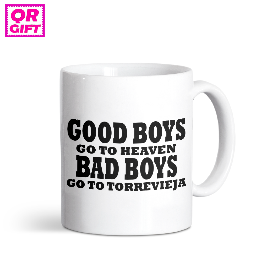 Taza "Bad boys go to Torrevieja"