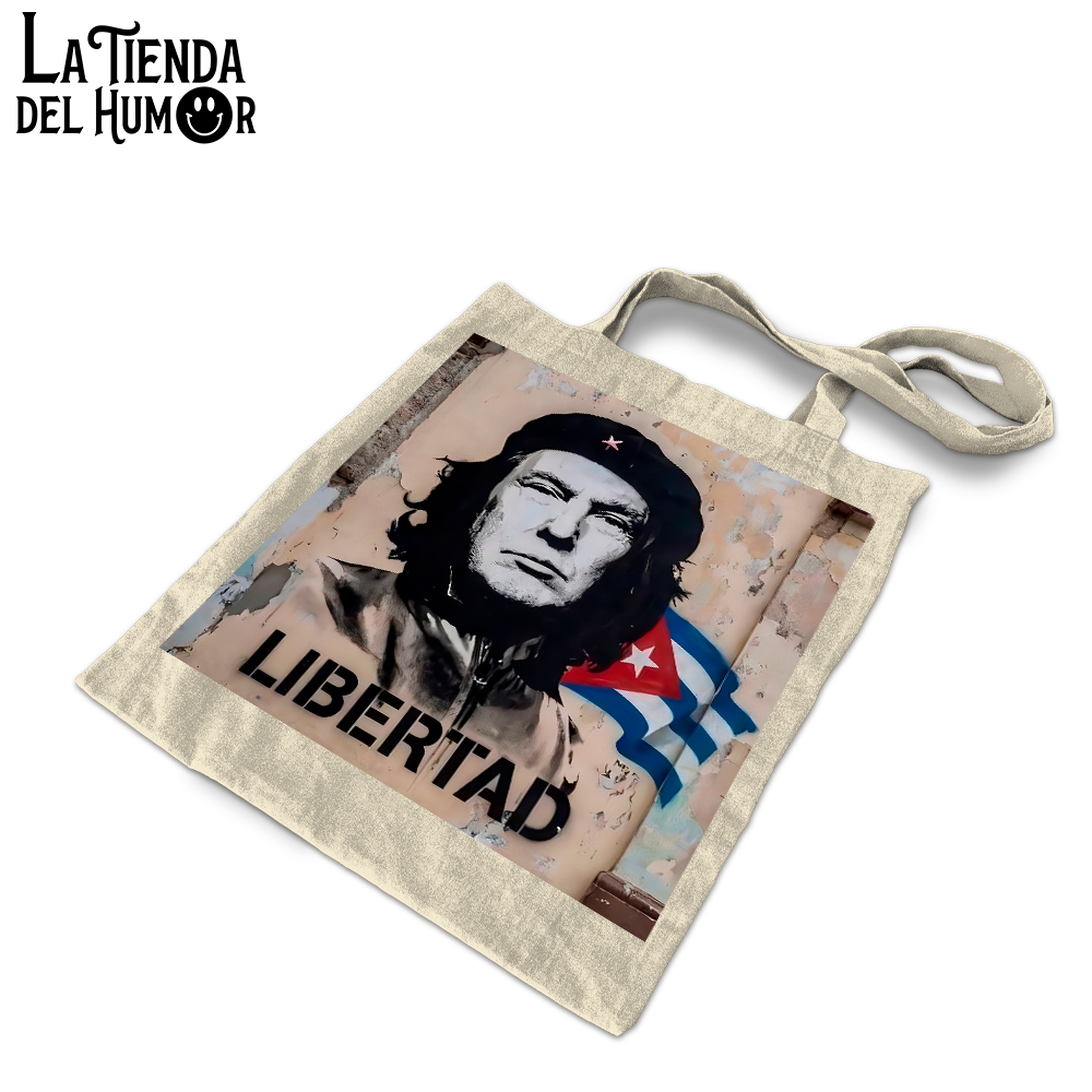 Bolsa de Tela Tote Bag  "Che Trump"– Bolso con dibujo "Che Trump"
