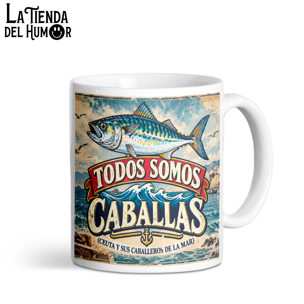 Taza Todos Somos Caballas
