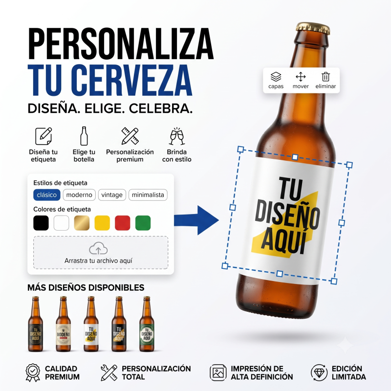 Cerveza Personalizada con tu Etiqueta