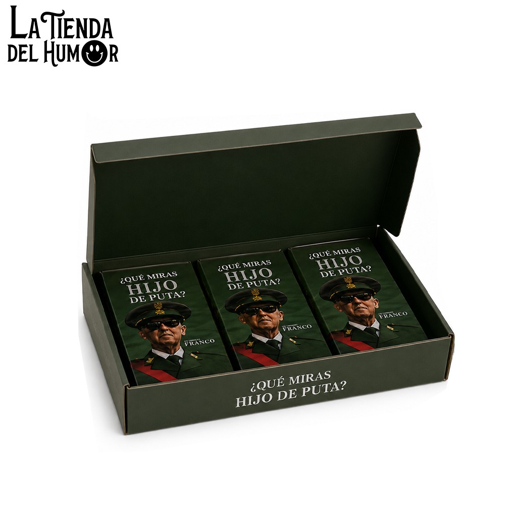 Caja 20 Chocolates Franco (QUE MIRAS HIJO DE PUTA)