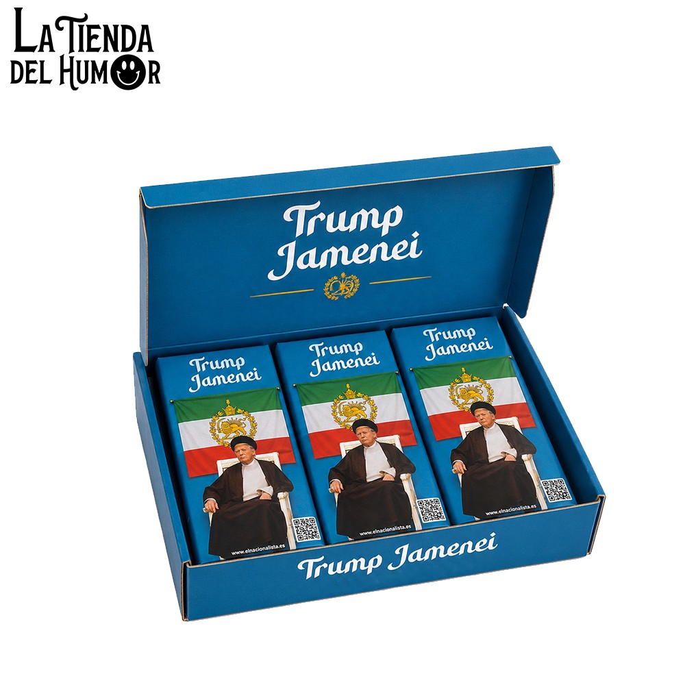 Caja 20 Chocolates Trump Jamenei
