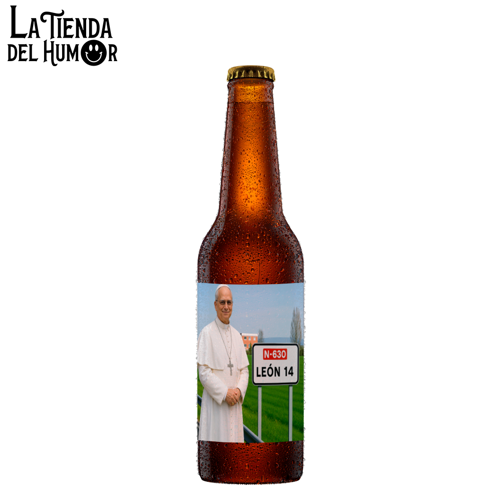 Cerveza Artesanal con QR Interactivo – El Papa en León