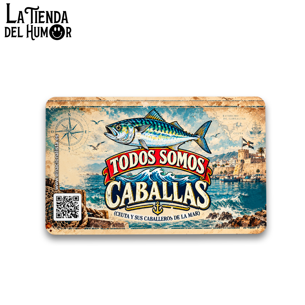 Imán Todos Somos Caballas