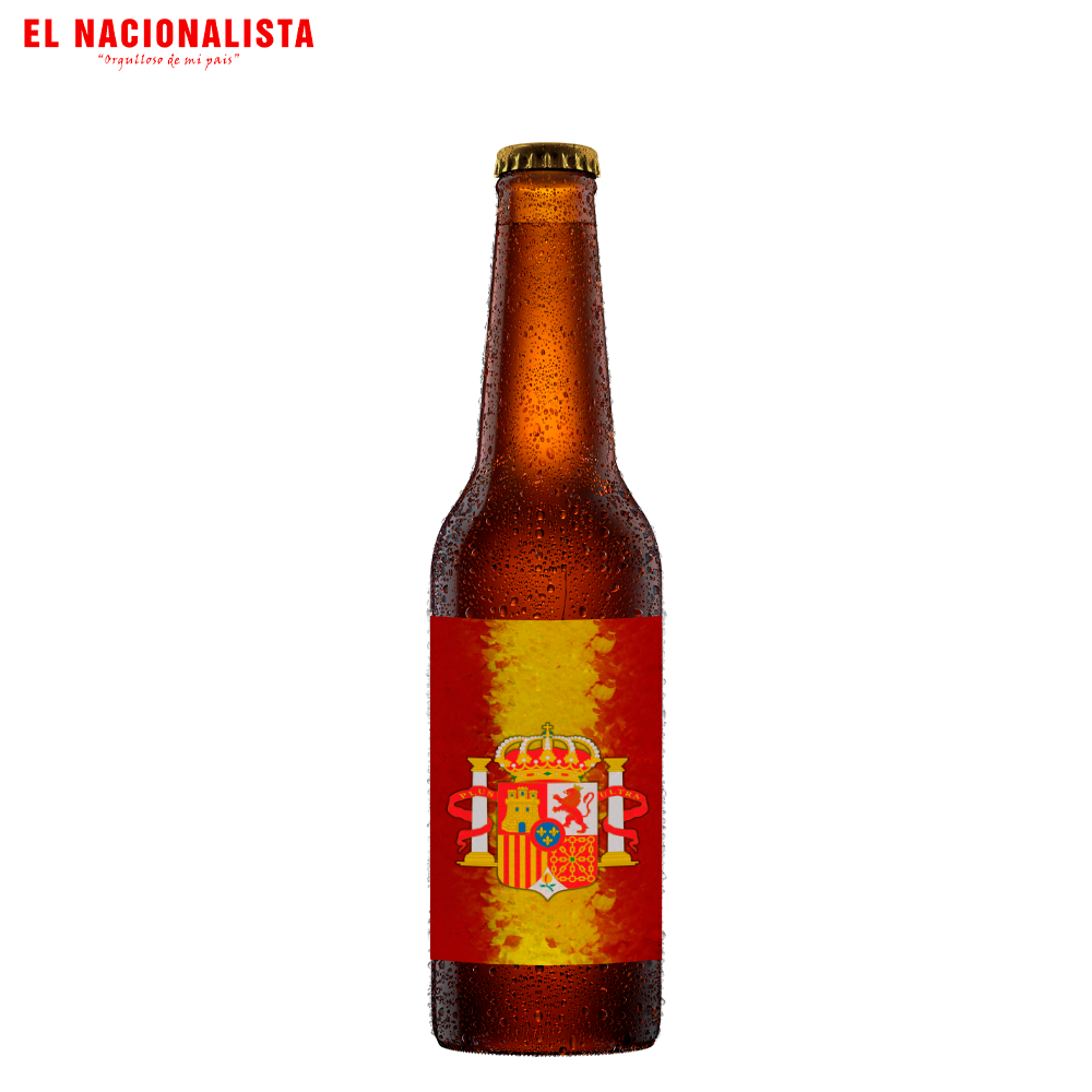 Cerveza Artesanal Escudo con bandera españa – Sabor con Carácter Escudo con bandera españa