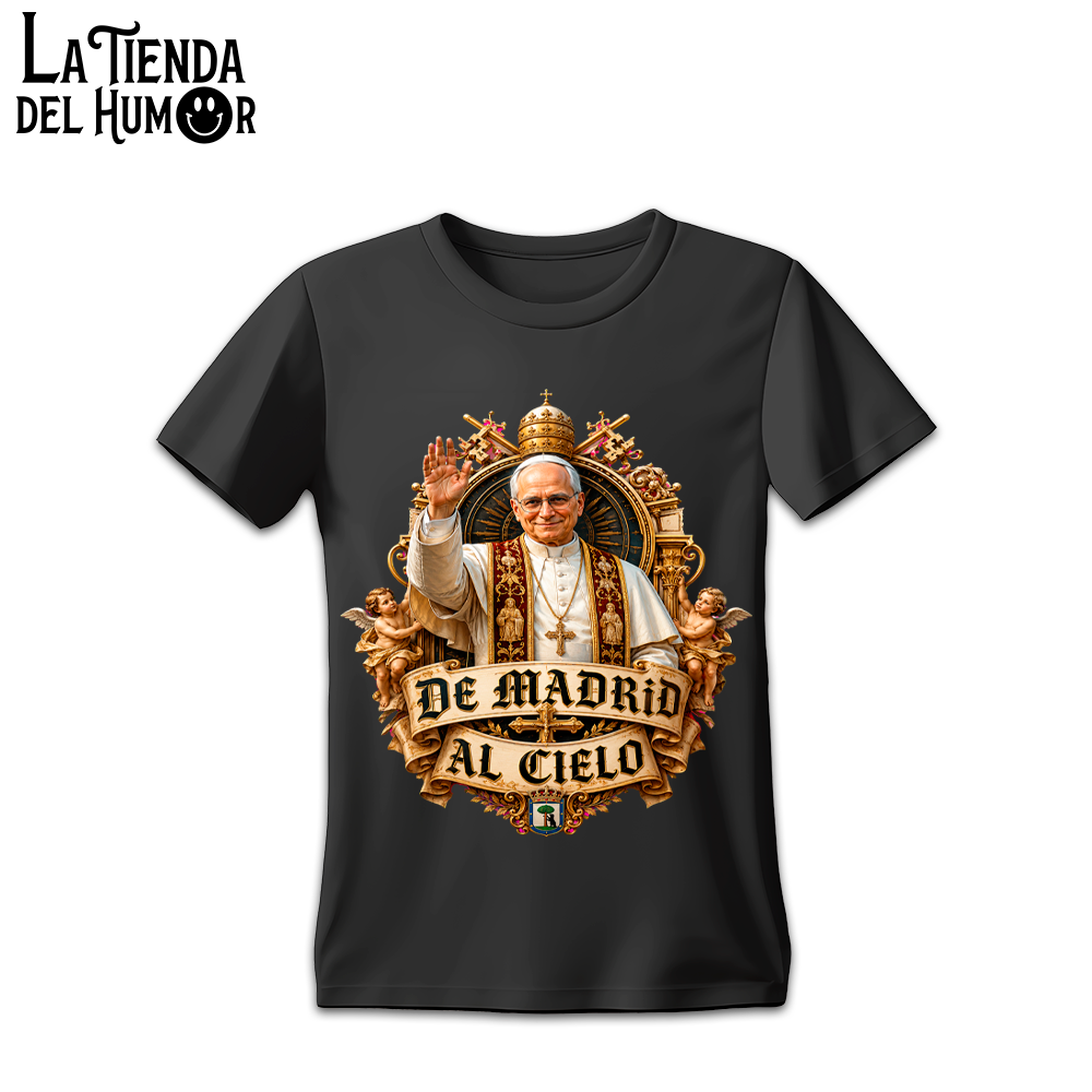 Camiseta "De Madrid al Cielo" - Papa León XIV